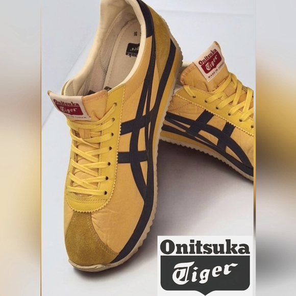 Onitsuka Tiger by Asics Moal 77 NM  Sneakers Yellow / Peacoat - Picture 1 of 16